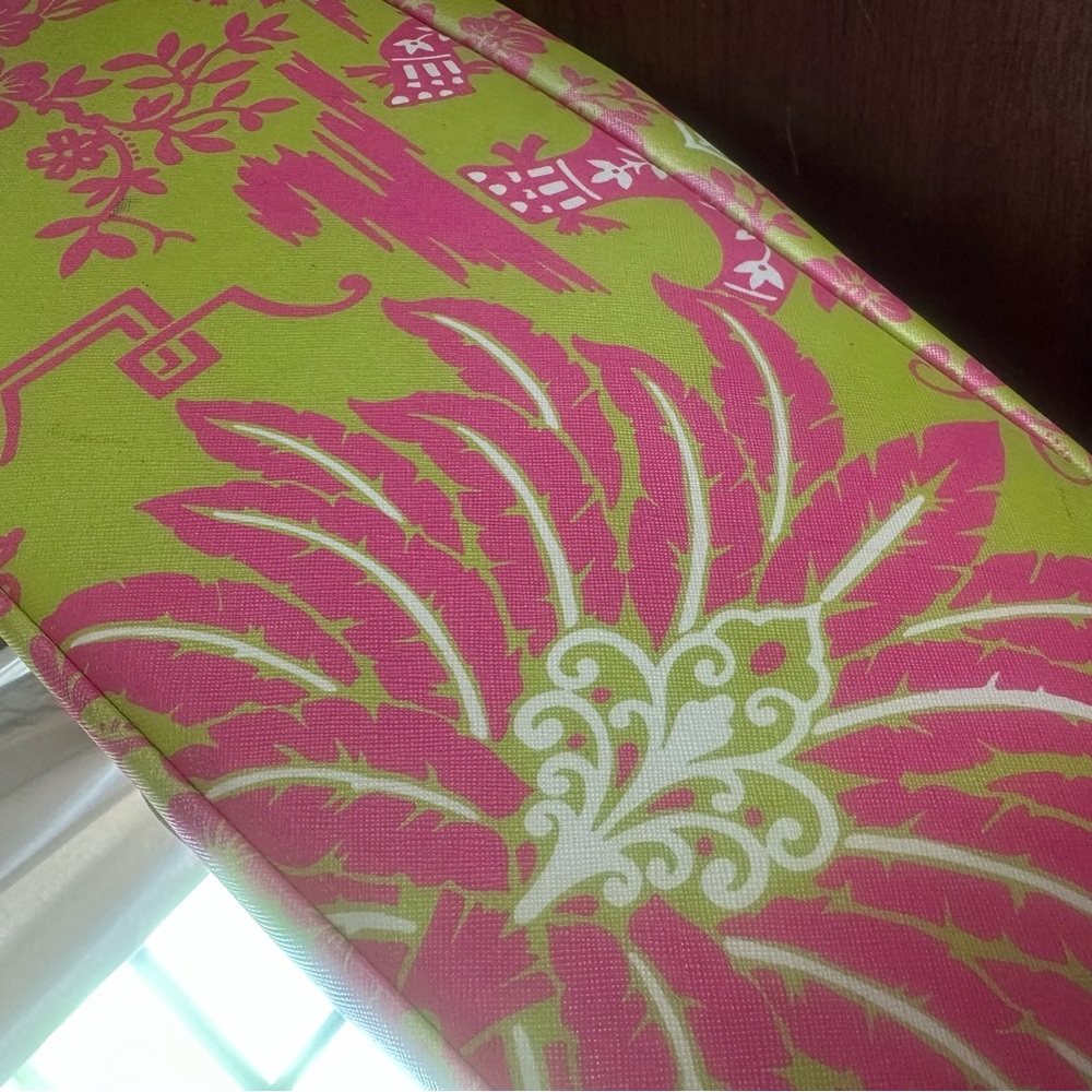 Spartina 449 Elephant Pink and Green Tote Bag - Picture 13 of 14